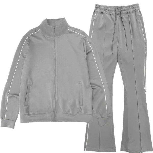 Men’s Stacked Flared Track Set – Side Piping