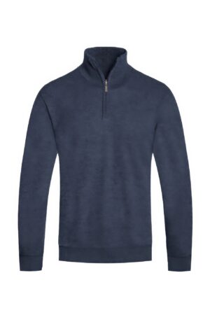 Men’s Knit Quarter-Zip Sweater with Pockets
