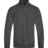 Men’s Knit Quarter-Zip Sweater with Pockets
