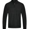 Men’s Knit Quarter-Zip Sweater with Pockets