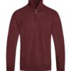 Men’s Knit Quarter-Zip Sweater with Pockets