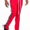 Leather Tape Track Pants – Slim Fit Men’s Joggers