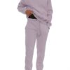 Unisex Cotton-Blend Oversized Hoodie Set – Clean No-Drawstring Look