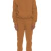 Unisex Cotton-Blend Oversized Hoodie Set – Clean No-Drawstring Look