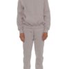 Unisex Cotton-Blend Oversized Hoodie Set – Clean No-Drawstring Look