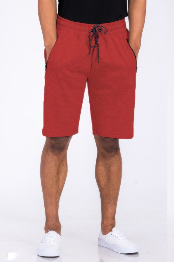 Cotton-Blend Lounge Sweat Shorts with Zipper Pockets