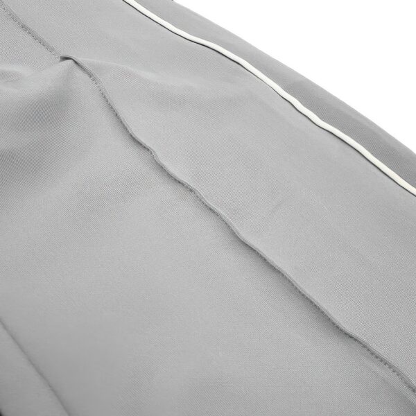 Men’s Stacked Flare Track Pants with White Side Piping
