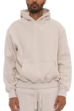 Unisex Premium Cotton Blend Hoodie – Oversized, Minimal