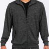 Marbled Track Jacket – Stand Collar Men’s Athletic Jacket