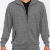 Marbled Track Jacket – Stand Collar Men’s Athletic Jacket