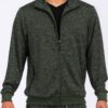 Marbled Track Jacket – Stand Collar Men’s Athletic Jacket