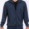 Marbled Track Jacket – Stand Collar Men’s Athletic Jacket