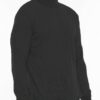 Men’s Solid Turtleneck Sweater – Classic Knit Collar