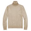 Men’s Solid Turtleneck Sweater – Classic Knit Collar