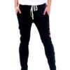 Velvet Pants – Skinny Joggers with Ankle Zippers