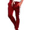 Velvet Pants – Skinny Joggers with Ankle Zippers