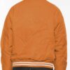 Men’s Polyester Bomber Jacket with Striped Collar
