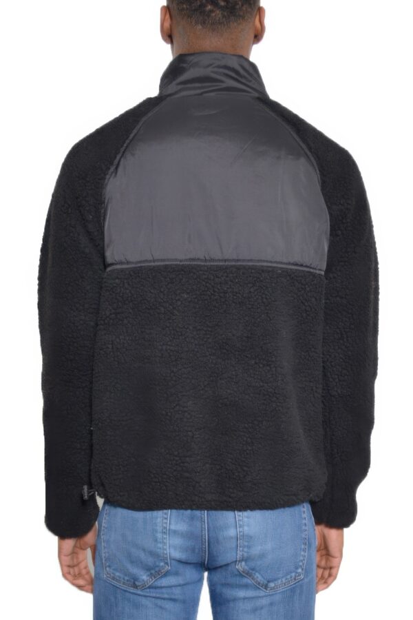 Full Zip Sherpa Fleece Jacket – Zipper Chest Pocket