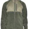 Full Zip Sherpa Fleece Jacket – Zipper Chest Pocket
