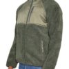 Full Zip Sherpa Fleece Jacket – Zipper Chest Pocket