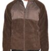 Full Zip Sherpa Fleece Jacket – Zipper Chest Pocket