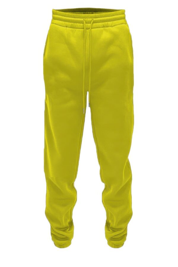 Men’s Solid Sweat Joggers – Drawstring Waist
