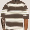 Old School Striped Pique Polo Shirt – Men’s Classic Stripe
