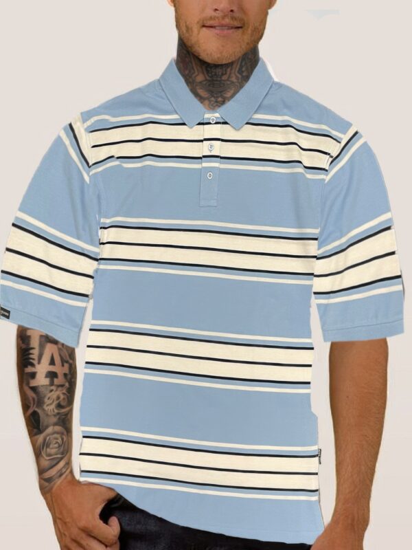 Old School Striped Pique Polo Shirt – Men’s Classic Stripe