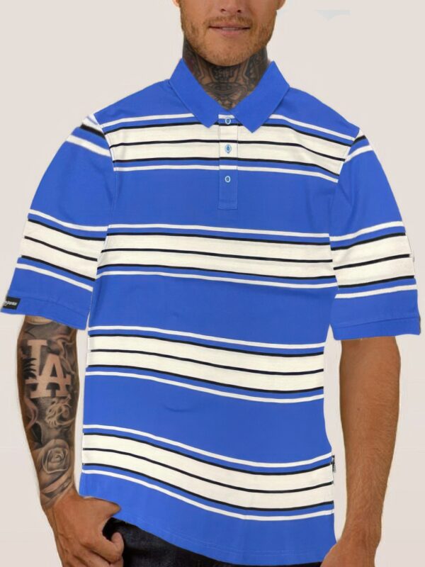 Old School Striped Pique Polo Shirt – Men’s Classic Stripe