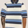 Old School Striped Pique Polo Shirt – Men’s Two-Tone