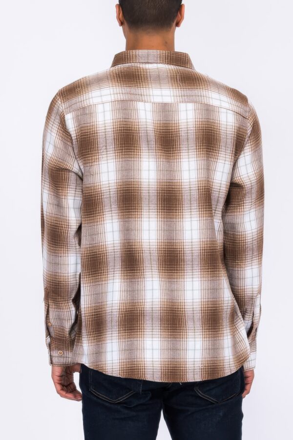 Plaid Flannel Shirt – Regular Fit with Chest Pockets