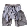 Men’s Performance Running Shorts with Reflective Pocket