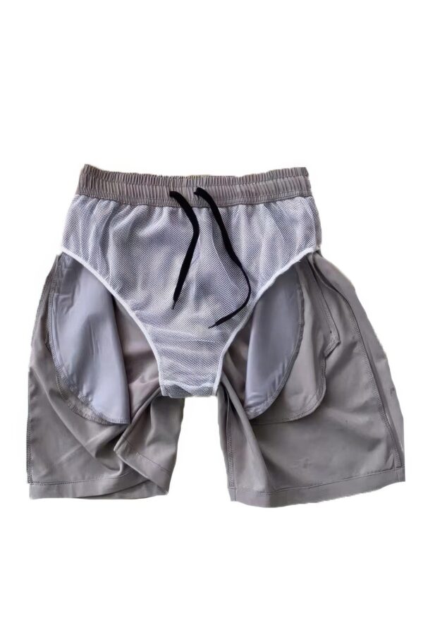 Men’s Performance Running Shorts with Reflective Pocket