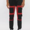 Color Block Cargo Track Pant – Contrast Panel Design