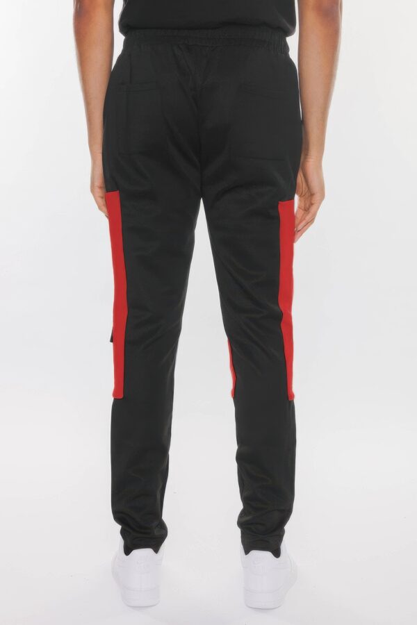 Color Block Cargo Track Pant – Contrast Panel Design