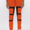 Color Block Cargo Track Pant – Contrast Panel Design