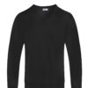 Men’s Classic V-Neck Sweater – Solid Knit