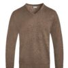 Men’s Classic V-Neck Sweater – Solid Knit
