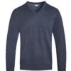 Men’s Classic V-Neck Sweater – Solid Knit