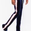 Men’s Velour Track Set with Piping & Ankle Zips