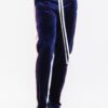 Men’s Velour Track Set with Piping & Ankle Zips