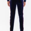 Men’s Velour Track Set with Piping & Ankle Zips