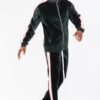 Men’s Velour Track Set with Piping & Ankle Zips