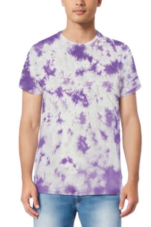 Men’s Cotton Tie-Dye T-Shirt – Bold All-Over Print