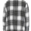 Men’s Checkered Brushed Flannel Shacket with Chest Pockets