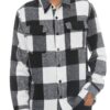 Men’s Brushed Checkered Flannel Shacket