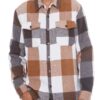 Men’s Brushed Checkered Flannel Shacket