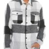 Men’s Brushed Checkered Flannel Shacket