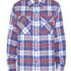 Men’s Plaid Flannel Shirt – Regular Fit with Chest Pockets