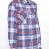 Men’s Plaid Flannel Shirt – Regular Fit with Chest Pockets